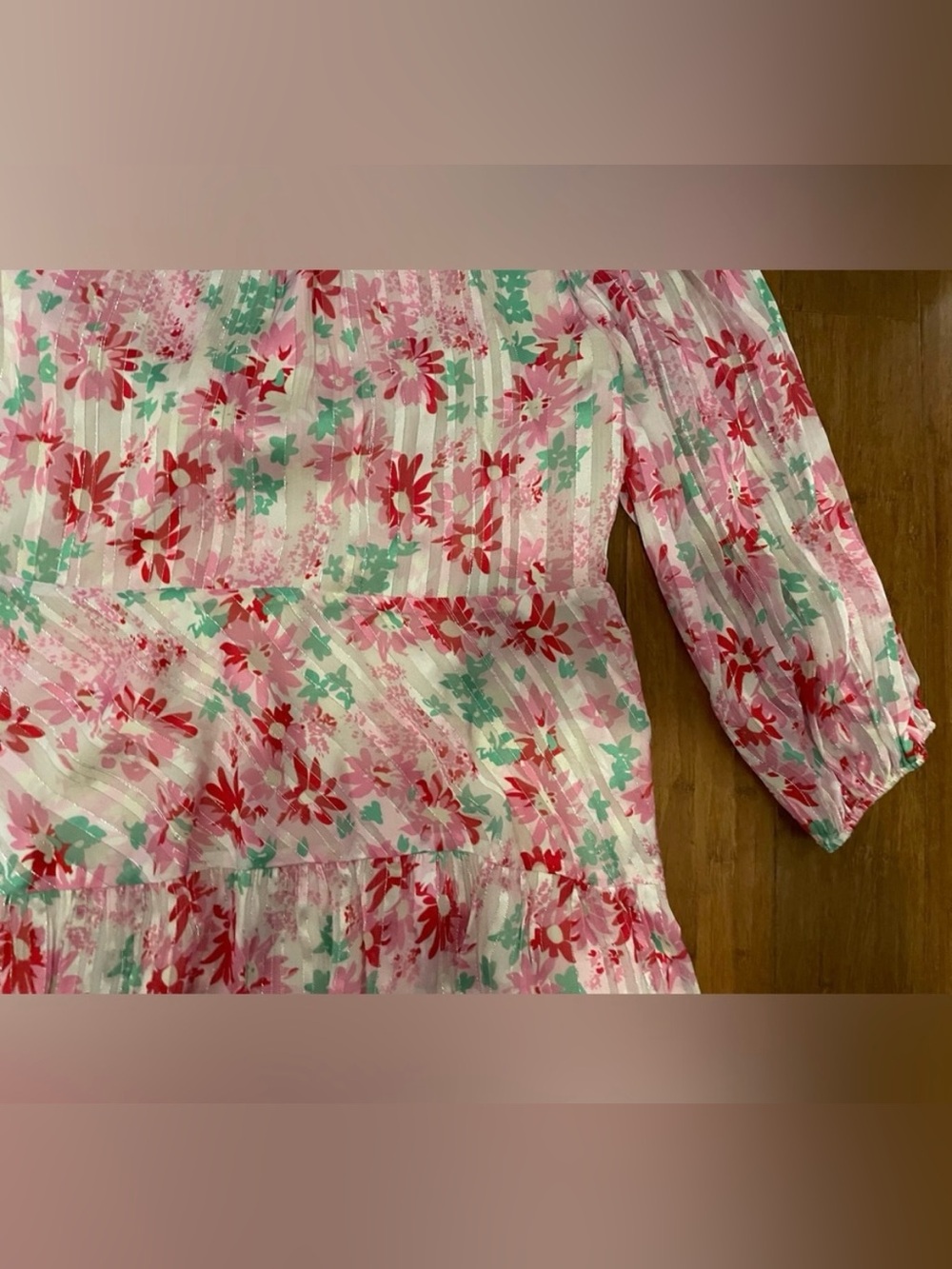 Rixo Dress NWT Floral XL/ US 12 Luxury Cocktail Wedding Silk Blend Shower Party - Picture 13 of 16